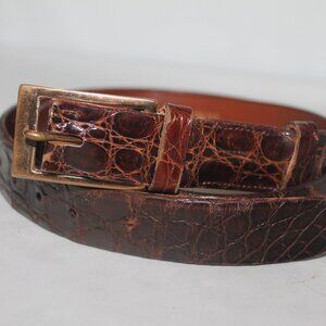 Unisex Classic Expanso Genuine Alligator Crocodile Belt 36
